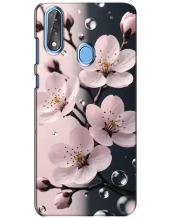 Чехол для ZTE Blade V10 с картинкой «Нежная сакура и капли» Чехол для ZTE Blade V10 с картинкой «Нежная сакура и капли»