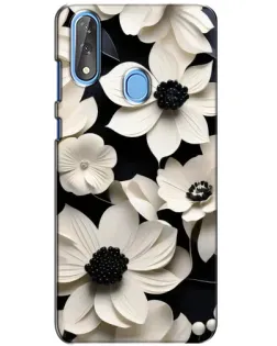 Чехол для ZTE Blade V10 с картинкой «Объемные белые цветы» Чехол для ZTE Blade V10 с картинкой «Объемные белые цветы»