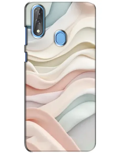 Чехол для ZTE Blade V10 с картинкой «Пастельные нежные волны»