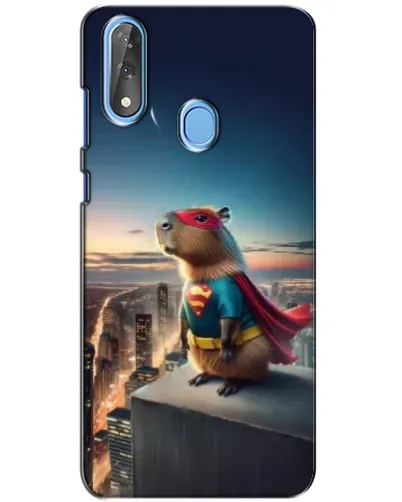 Чехол для ZTE Blade V10 с картинкой «Капи-мен супергерой»