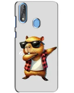 Чехол для ZTE Blade V10 с картинкой «Капибара рэпер даб» Чехол для ZTE Blade V10 с картинкой «Капибара рэпер даб»