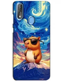 Чехол для ZTE Blade V10 с картинкой «Капибара Ван Гога» Чехол для ZTE Blade V10 с картинкой «Капибара Ван Гога»