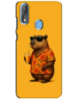 Чехол для ZTE Blade V10 с картинкой «Капибара на отдыхе» Чехол для ZTE Blade V10 с картинкой «Капибара на отдыхе»