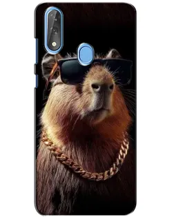 Чехол для ZTE Blade V10 с картинкой «Капибара золотая цепь» Чехол для ZTE Blade V10 с картинкой «Капибара золотая цепь»