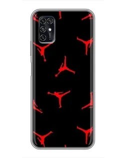 Чохол для ZTE Blade V2020 Smart з картинкою «Jordan Red Pattern» Чохол для ZTE Blade V2020 Smart з картинкою «Jordan Red Pattern»
