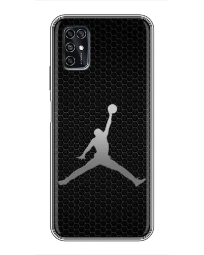 Чехол для ZTE Blade V2020 Smart с картинкой «Jordan Dark Carbon» Чехол для ZTE Blade V2020 Smart с картинкой «Jordan Dark Carbon»