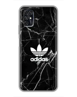 Чохол для ZTE Blade V2020 Smart з картинкою «Білий мармур Adidas»
