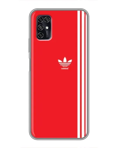 Чохол для ZTE Blade V2020 Smart з картинкою «Червоний мінімалізм Adidas»