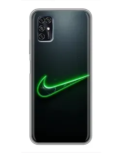 Чохол для ZTE Blade V2020 Smart з картинкою «Неоновий контур Nike» Чохол для ZTE Blade V2020 Smart з картинкою «Неоновий контур Nike»