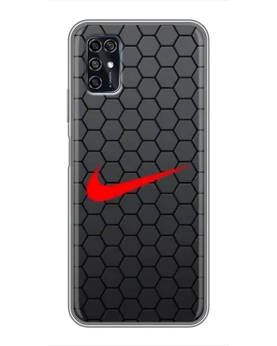 Чехол для ZTE Blade V2020 Smart с картинкой «Nike — карбоновая сетка» Чехол для ZTE Blade V2020 Smart с картинкой «Nike — карбоновая сетка»
