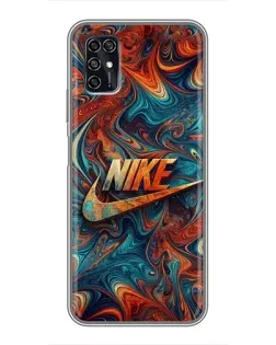 Чехол для ZTE Blade V2020 Smart с картинкой «Nike в абстракции»
