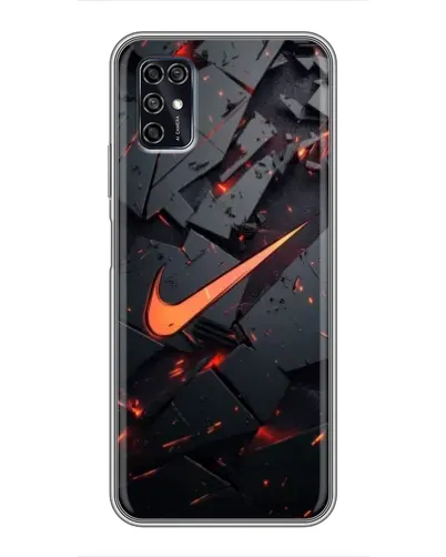 Чехол для ZTE Blade V2020 Smart с картинкой «Nike — эффект разломов» Чехол для ZTE Blade V2020 Smart с картинкой «Nike — эффект разломов»