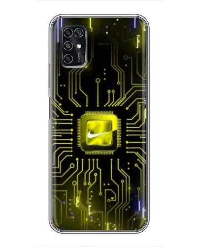 Чехол для ZTE Blade V2020 Smart с картинкой «Nike — золотая искра» Чехол для ZTE Blade V2020 Smart с картинкой «Nike — золотая искра»