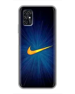 Чохол для ZTE Blade V2020 Smart з картинкою «Синій пульс Nike»