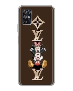 Чохол для ZTE Blade V2020 Smart з картинкою «LV та Міккі Маус»