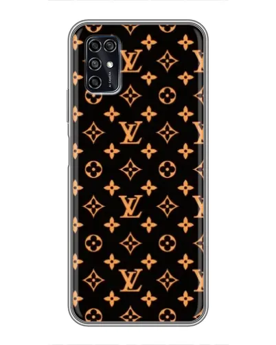 Чохол для ZTE Blade V2020 Smart з картинкою «Золота монограма LV»