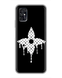 Чохол для ZTE Blade V2020 Smart з картинкою «Квіткова монограма»