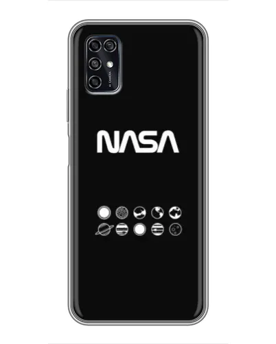 Чехол для ZTE Blade V2020 Smart с картинкой «NASA — технический принт» Чехол для ZTE Blade V2020 Smart с картинкой «NASA — технический принт»