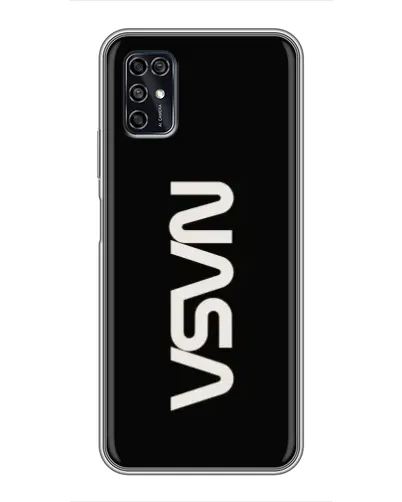 Чехол для ZTE Blade V2020 Smart с картинкой «NASA — вертикальный логотип» Чехол для ZTE Blade V2020 Smart с картинкой «NASA — вертикальный логотип»