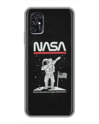 Чехол для ZTE Blade V2020 Smart с картинкой «NASA — шагаем по Луне» Чехол для ZTE Blade V2020 Smart с картинкой «NASA — шагаем по Луне»