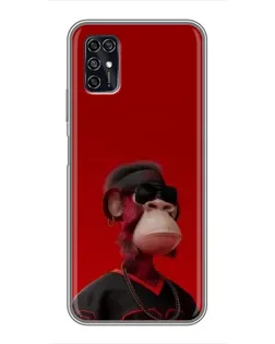 Чохол для ZTE Blade V2020 Smart з картинкою «Bored Ape в червоному» Чохол для ZTE Blade V2020 Smart з картинкою «Bored Ape в червоному»