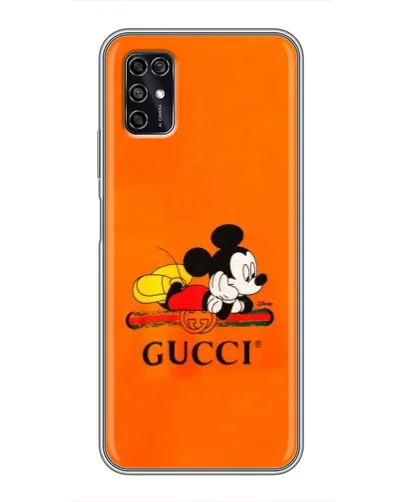 Чехол для ZTE Blade V2020 Smart с картинкой «Микки Маус Gucci — оранж» Чехол для ZTE Blade V2020 Smart с картинкой «Микки Маус Gucci — оранж»
