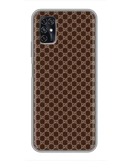 Чехол для ZTE Blade V2020 Smart с картинкой «Gucci — шоколадная сетка»