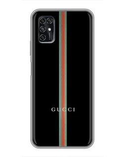 Чехол для ZTE Blade V2020 Smart с картинкой «Gucci — строгая линия»