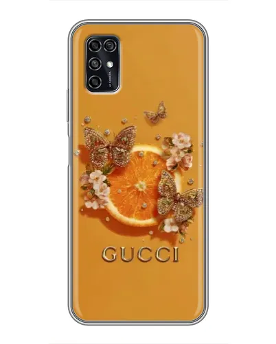 Чехол для ZTE Blade V2020 Smart с картинкой «Gucci — золотые бабочки» Чехол для ZTE Blade V2020 Smart с картинкой «Gucci — золотые бабочки»