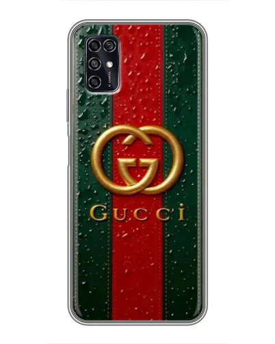 Чехол для ZTE Blade V2020 Smart с картинкой «Gucci — фирменная полоса и золото» Чехол для ZTE Blade V2020 Smart с картинкой «Gucci — фирменная полоса и золото»