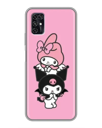 Чехол для ZTE Blade V2020 Smart с картинкой «My Melody и Kuromi»