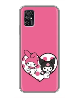 Чехол для ZTE Blade V2020 Smart с картинкой «Kuromi и My Melody»