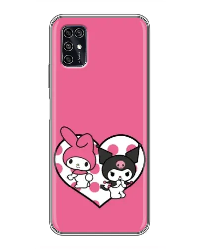 Чехол для ZTE Blade V2020 Smart с картинкой «Kuromi и My Melody»