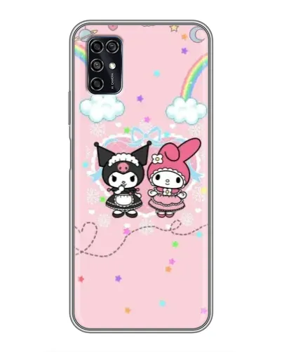 Чехол для ZTE Blade V2020 Smart с картинкой «My Melody и Kuromi»