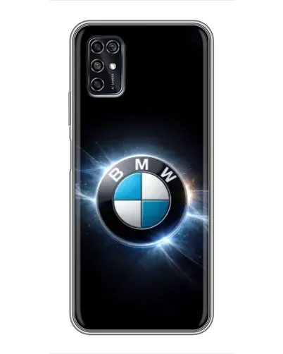Чохол для ZTE Blade V2020 Smart з картинкою «BMW — неонове сяйво»