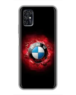 Чохол для ZTE Blade V2020 Smart з картинкою «Логотип BMW — спалах»