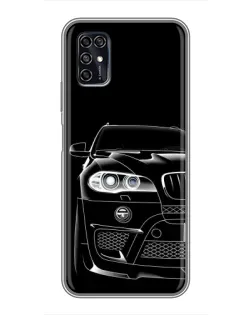 Чохол для ZTE Blade V2020 Smart з картинкою «Темний силует BMW»