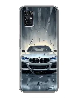 Чохол для ZTE Blade V2020 Smart з картинкою «BMW у світлі фар»