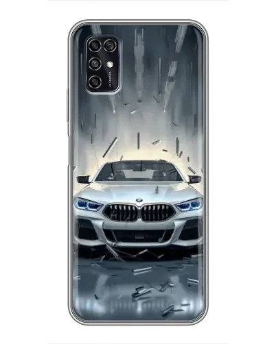 Чохол для ZTE Blade V2020 Smart з картинкою «BMW у світлі фар»