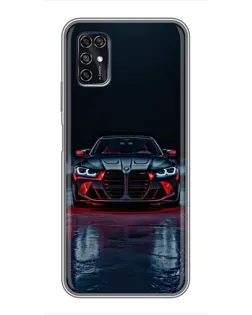 Чохол для ZTE Blade V2020 Smart з картинкою «BMW на мокрій дорозі»