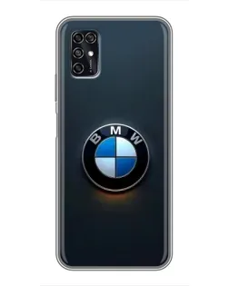 Чохол для ZTE Blade V2020 Smart з картинкою «Логотип BMW — мінімалізм»