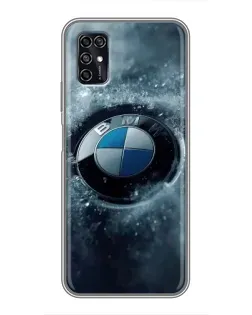 Чехол для ZTE Blade V2020 Smart с картинкой «Логотип BMW — лед» Чехол для ZTE Blade V2020 Smart с картинкой «Логотип BMW — лед»