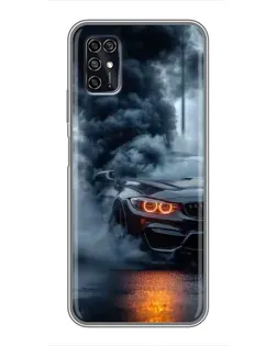 Чехол для ZTE Blade V2020 Smart с картинкой «BMW M-Power — абстракция» Чехол для ZTE Blade V2020 Smart с картинкой «BMW M-Power — абстракция»