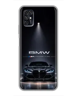 Чехол для ZTE Blade V2020 Smart с картинкой «BMW сквозь ночной город» Чехол для ZTE Blade V2020 Smart с картинкой «BMW сквозь ночной город»