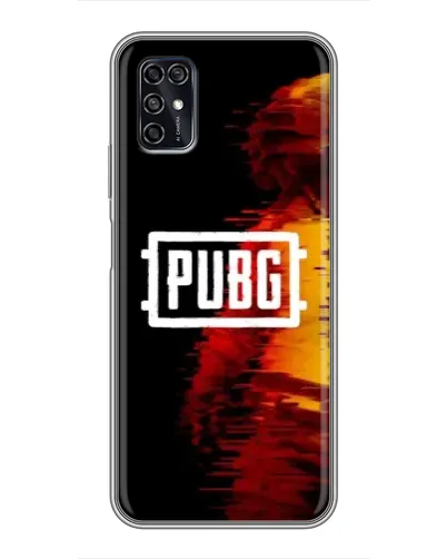 Чехол для ZTE Blade V2020 Smart с картинкой «Яркий логотип PUBG»