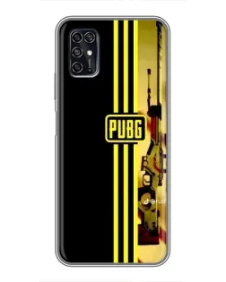 Чехол для ZTE Blade V2020 Smart с картинкой «PUBG — камуфляжный шлем»