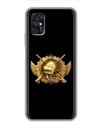 Чехол для ZTE Blade V2020 Smart с картинкой «PUBG — оранжевый градиент»