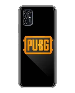 Чехол для ZTE Blade V2020 Smart с картинкой «PUBG — рамка лого»