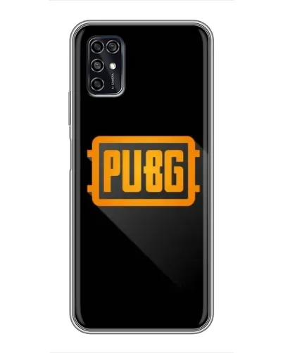 Чехол для ZTE Blade V2020 Smart с картинкой «PUBG — рамка лого»