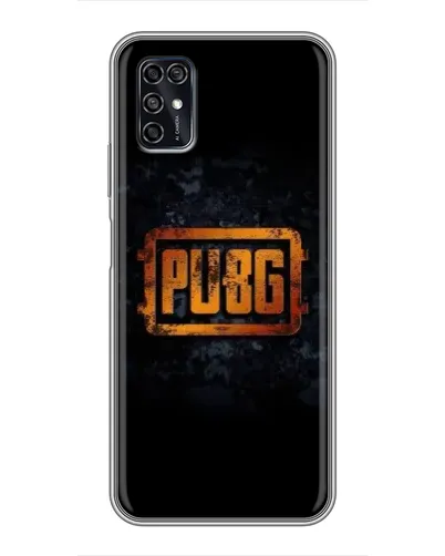 Чехол для ZTE Blade V2020 Smart с картинкой «PUBG — золотой логотип»